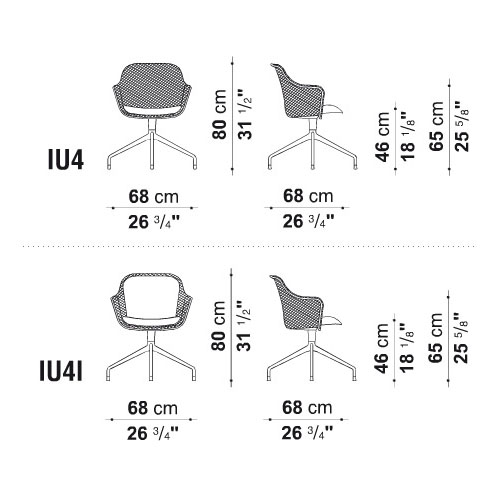 B&B Italia Iuta Armchair-Upholstered Seat
