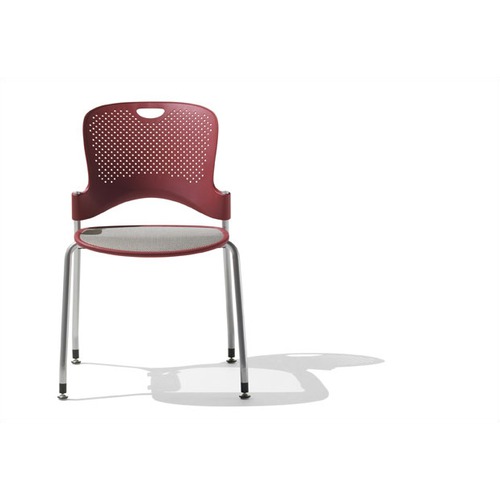 Herman Miller Caper Stacking Chair With Flexnet Seat and No Arms