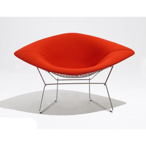 Knoll Large Diamond Lounge Chair Fully Upholstered