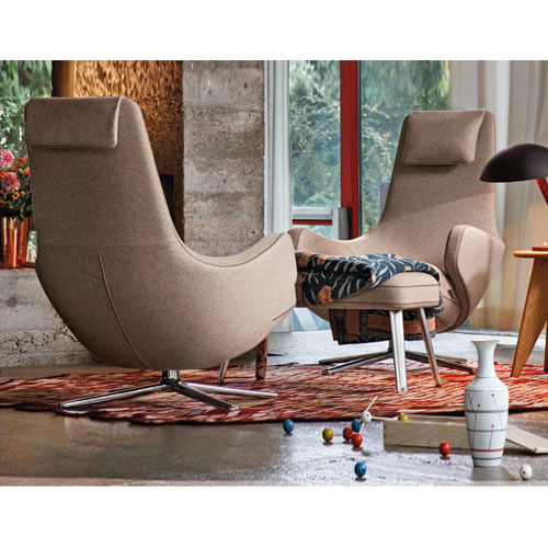 Vitra Repos Lounge Chair and Ottoman
