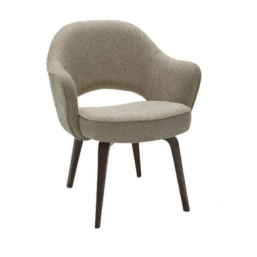 Eero Saarinen Arm Chair-Wood Legs