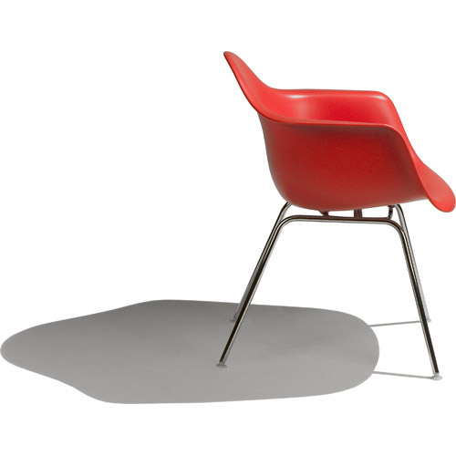 Eames Molded Plastic Armchair with 4-leg Base