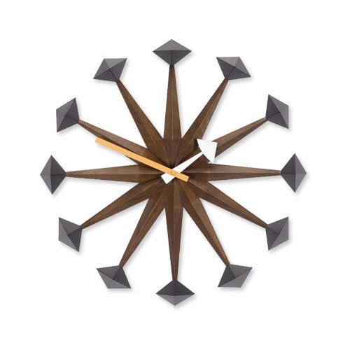 George Nelson Polygon Wall Clock