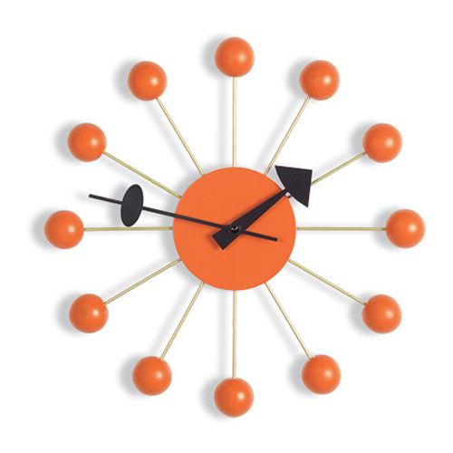 George Nelson Ball Clock Orange