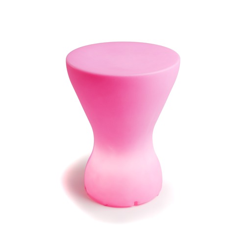 Offi Bongo Lamp Stool in Hot Pink