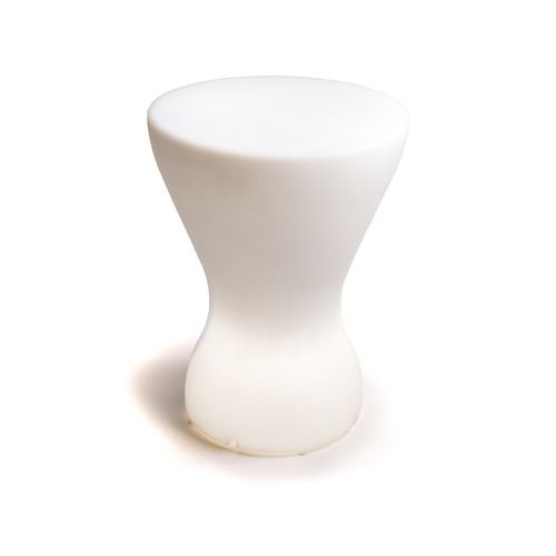 Offi Bongo Lamp Stool in White
