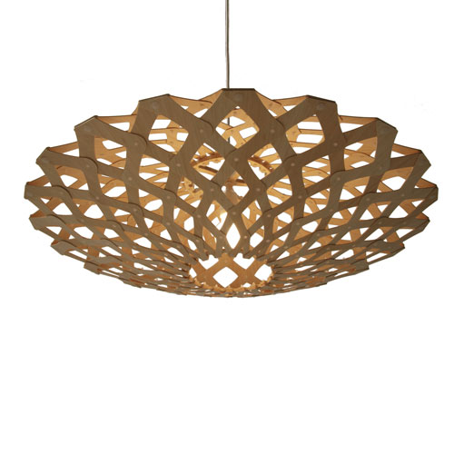 David Trubridge Design Flax Pendant Light - Natural
